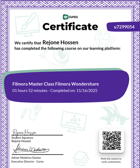 Filmora Video Editing Course