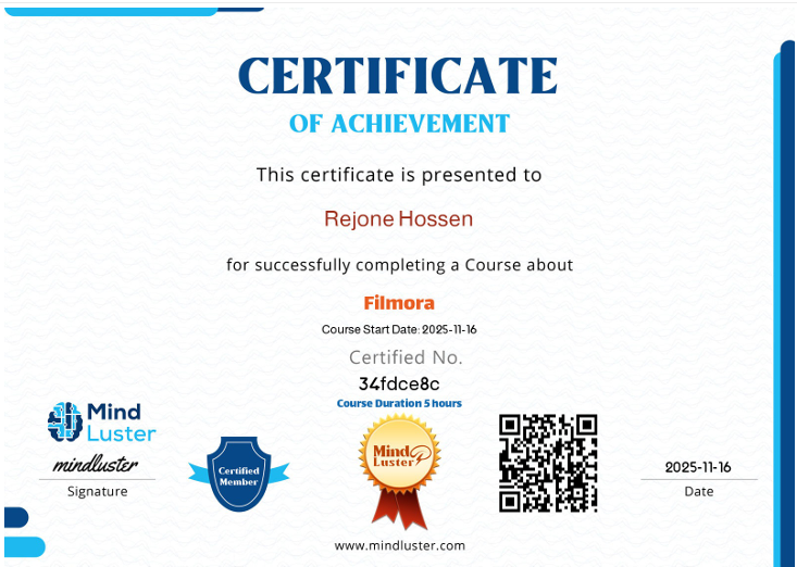 Filmora Video Editing Course