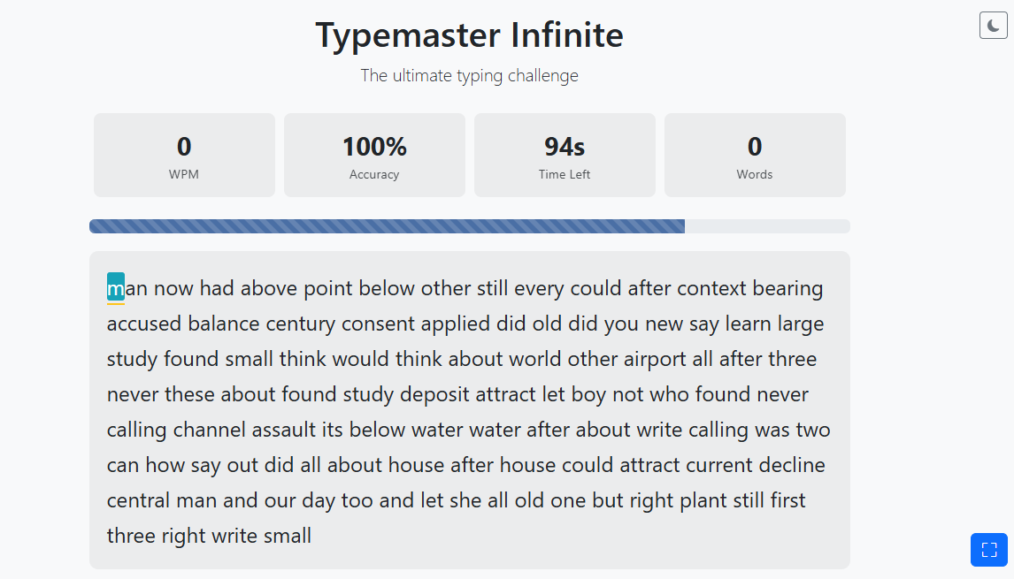 Type Master Infinite