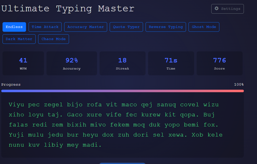 Ultimate Typing Pro